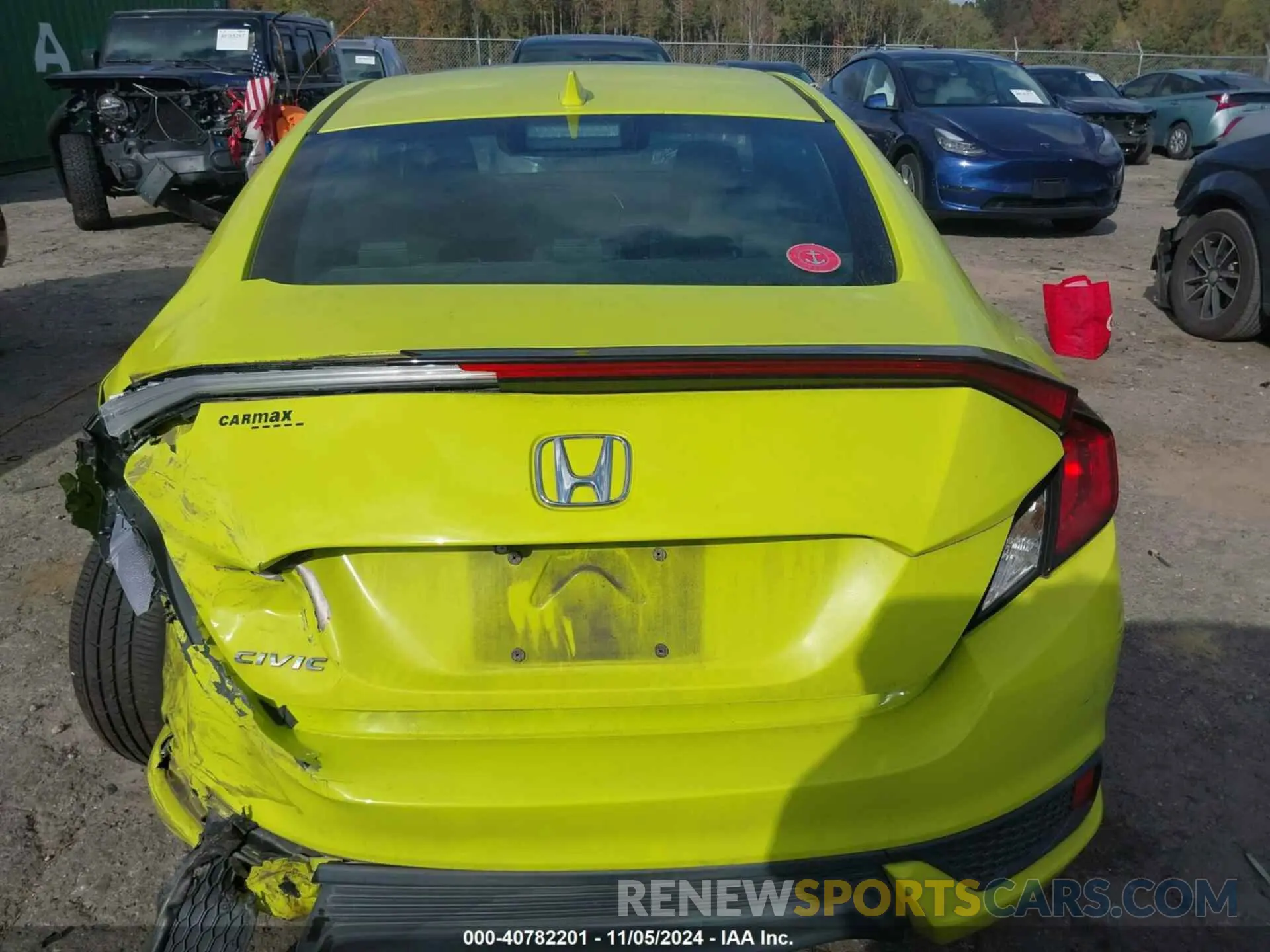 16 Photograph of a damaged car 2HGFC3B37KH355208 HONDA CIVIC 2019