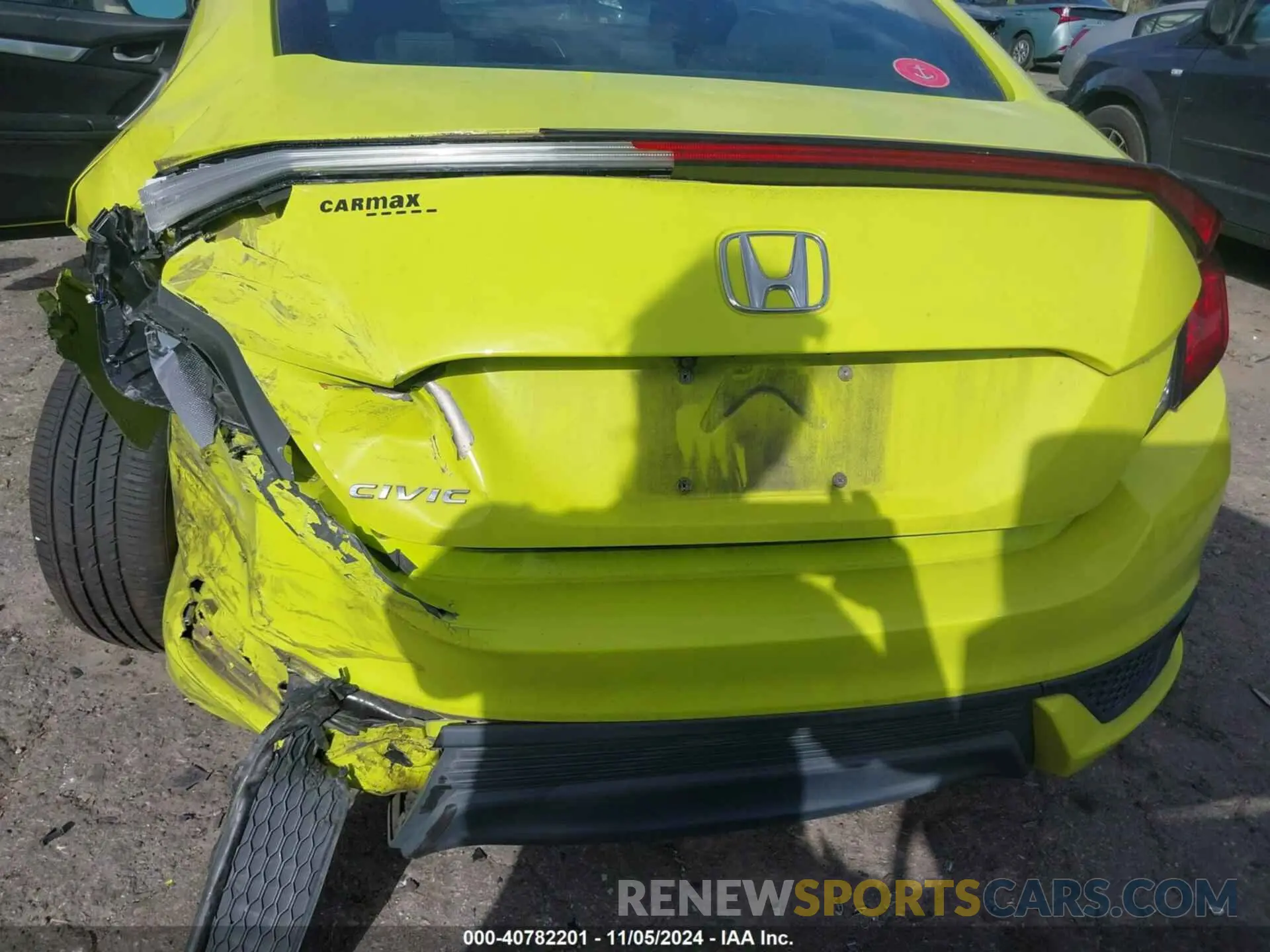 17 Photograph of a damaged car 2HGFC3B37KH355208 HONDA CIVIC 2019