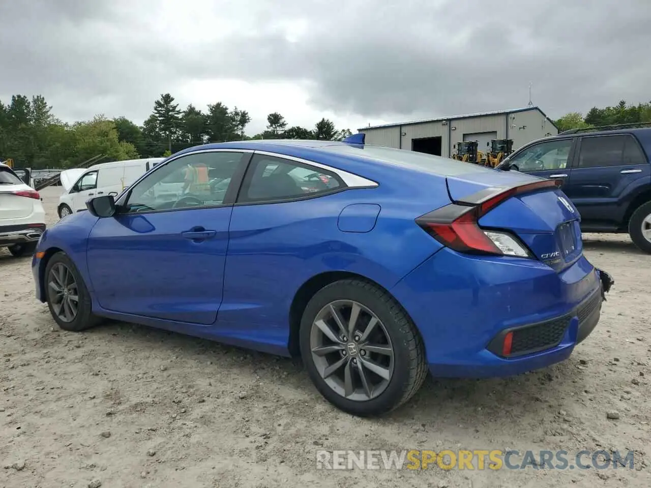 2 Photograph of a damaged car 2HGFC3B37KH355225 HONDA CIVIC 2019