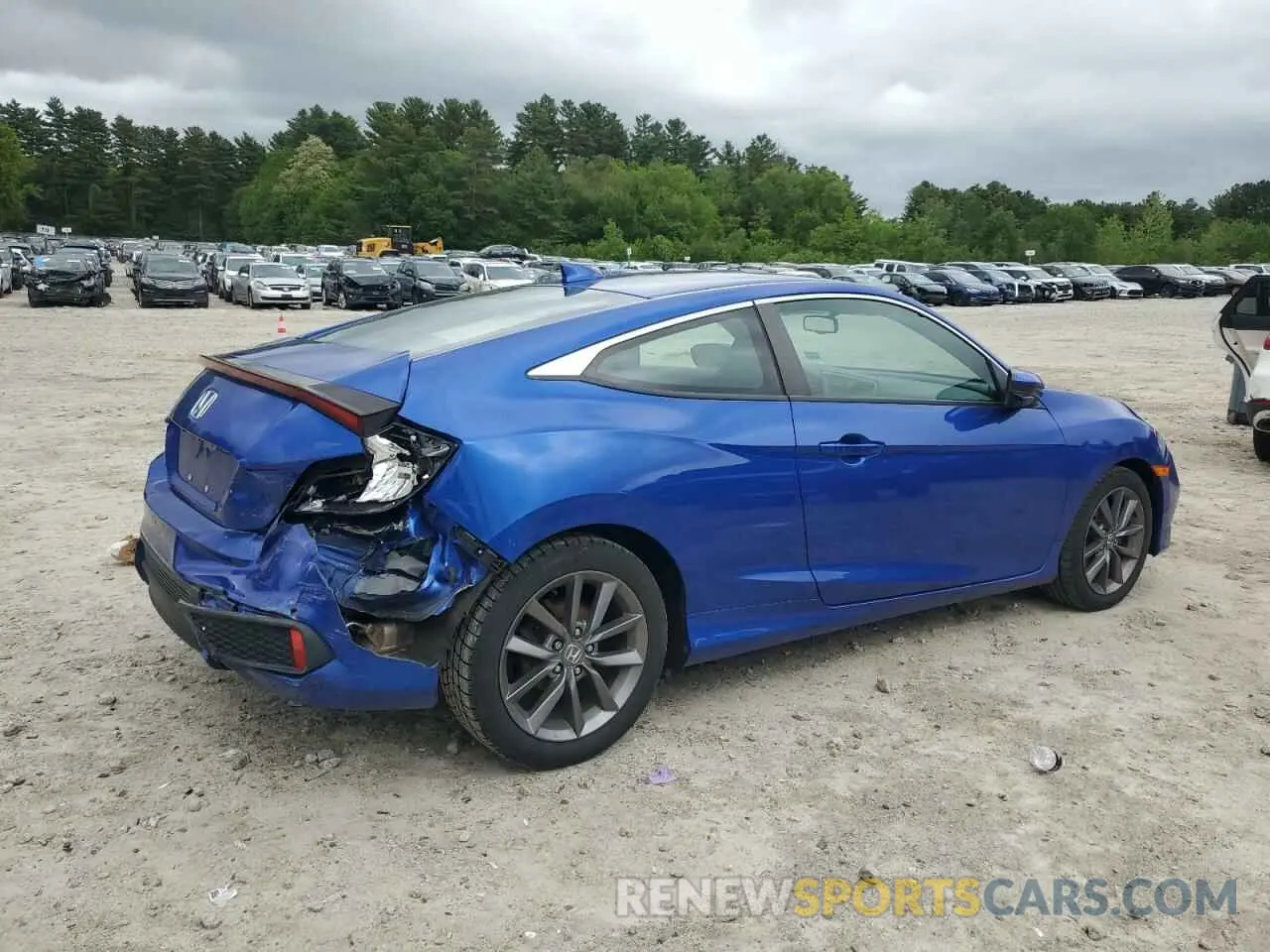 3 Photograph of a damaged car 2HGFC3B37KH355225 HONDA CIVIC 2019