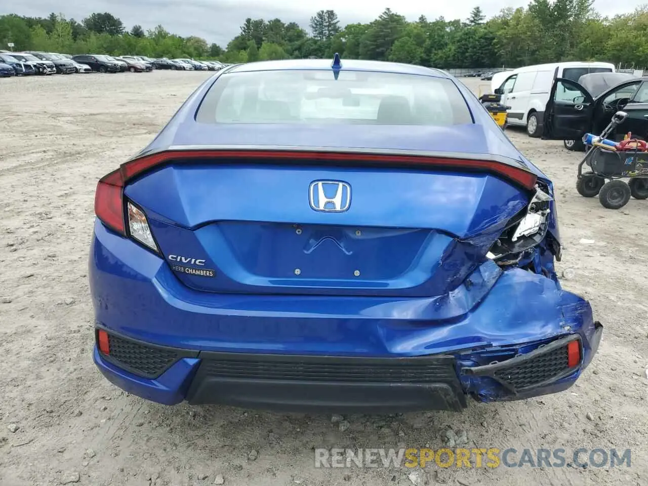 6 Photograph of a damaged car 2HGFC3B37KH355225 HONDA CIVIC 2019