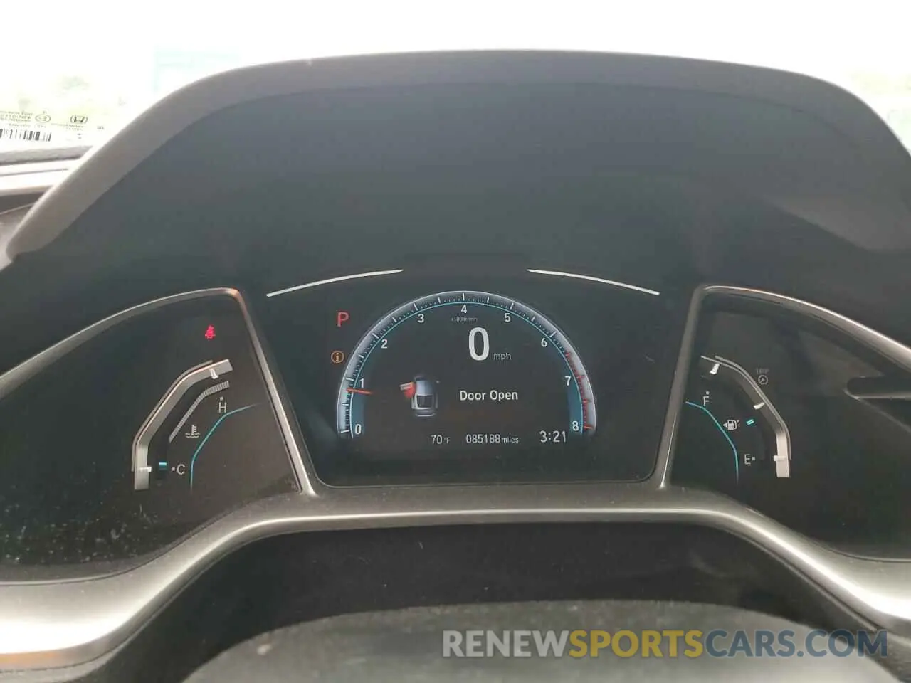 9 Photograph of a damaged car 2HGFC3B37KH355225 HONDA CIVIC 2019
