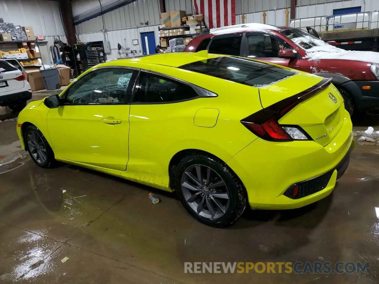2 Photograph of a damaged car 2HGFC3B39KH352973 HONDA CIVIC 2019