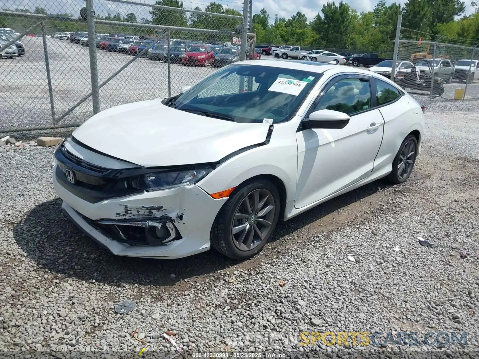 2 Photograph of a damaged car 2HGFC3B39KH357459 HONDA CIVIC 2019