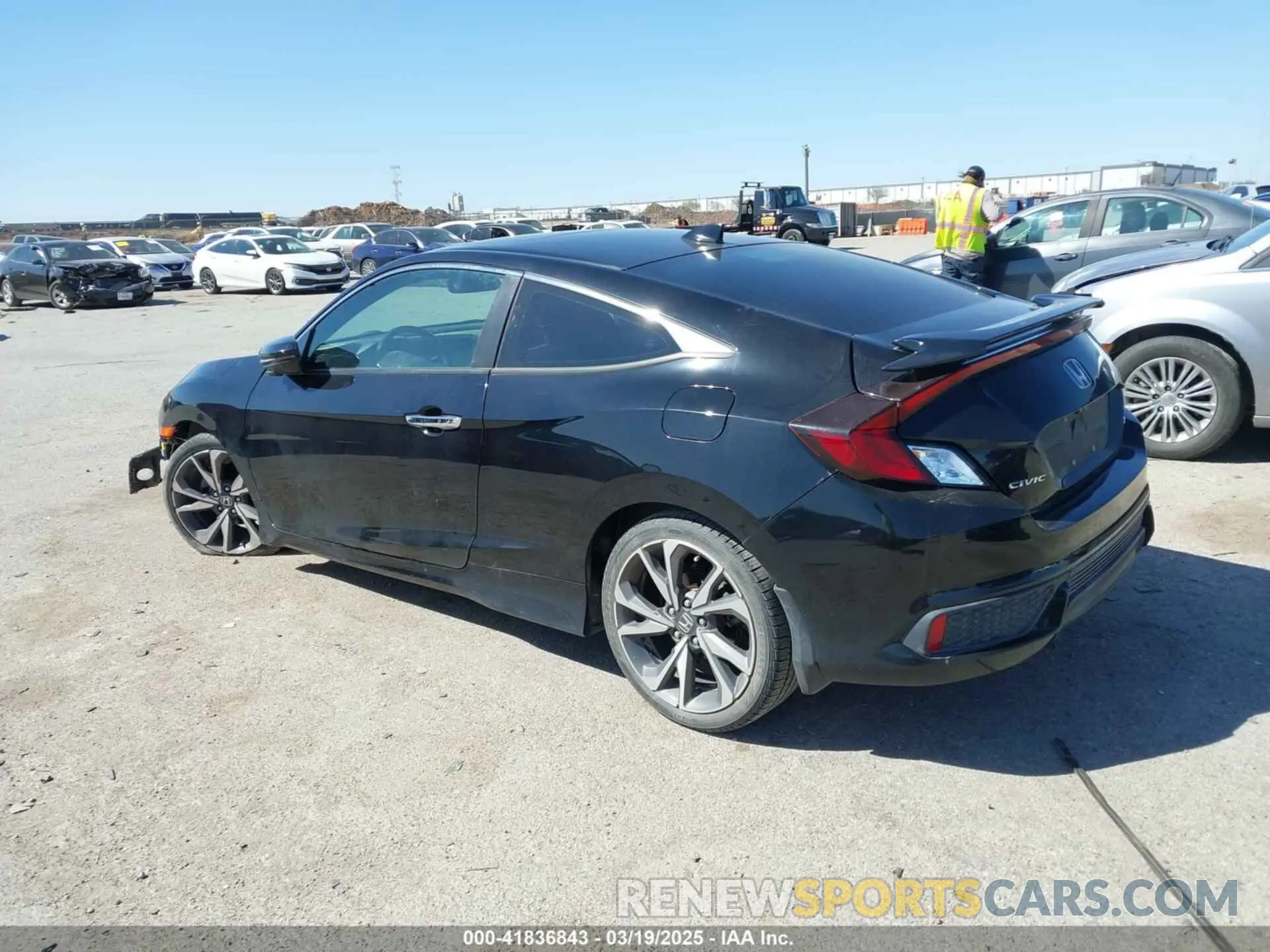 3 Photograph of a damaged car 2HGFC3B92KH353791 HONDA CIVIC 2019