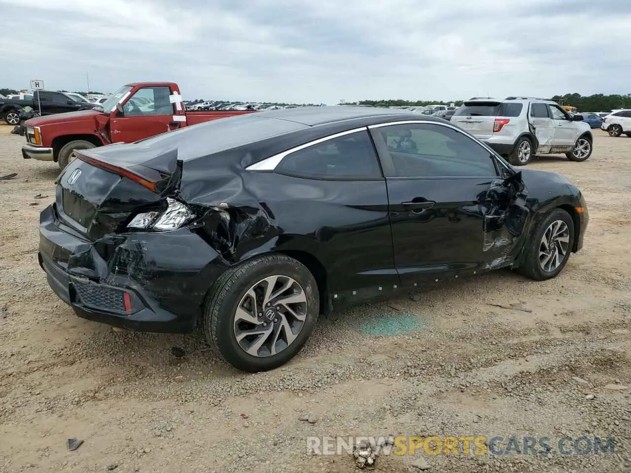 3 Фотография поврежденного автомобиля 2HGFC4B63KH300318 HONDA CIVIC 2019