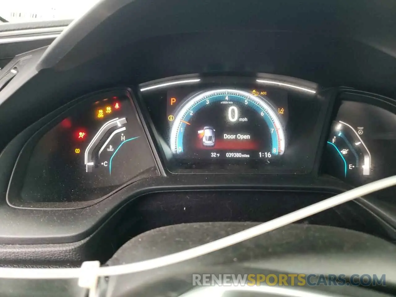 9 Photograph of a damaged car 2HGFC4B64KH301591 HONDA CIVIC 2019