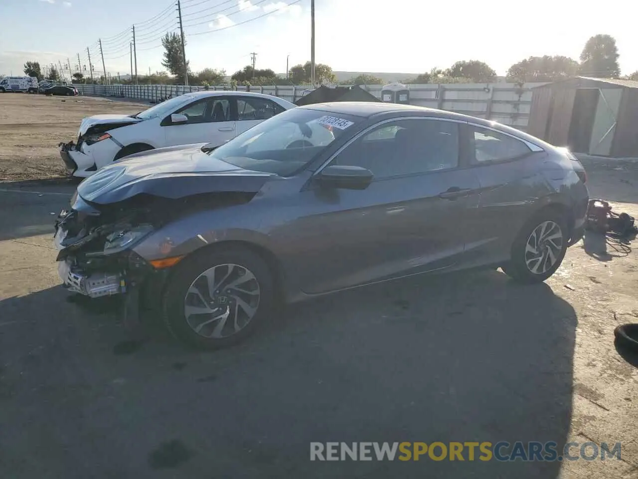 1 Photograph of a damaged car 2HGFC4B64KH304796 HONDA CIVIC 2019