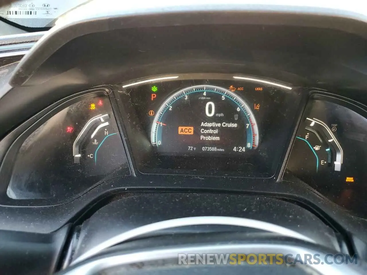 9 Photograph of a damaged car 2HGFC4B64KH304796 HONDA CIVIC 2019