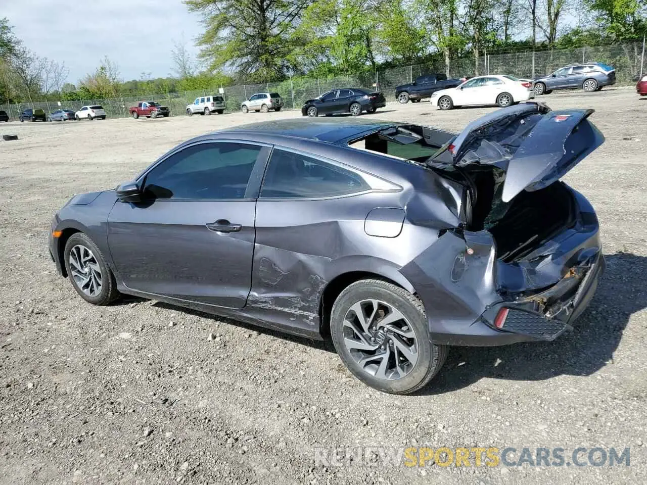 2 Photograph of a damaged car 2HGFC4B65KH305567 HONDA CIVIC 2019