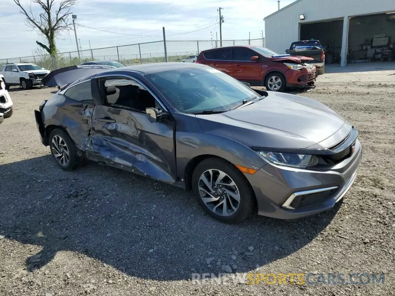 4 Photograph of a damaged car 2HGFC4B65KH305567 HONDA CIVIC 2019