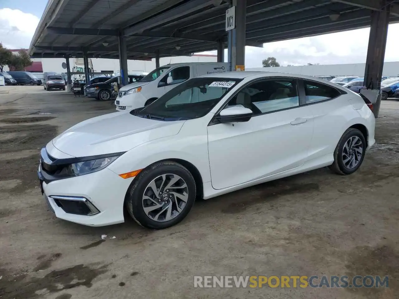 1 Photograph of a damaged car 2HGFC4B69KH302817 HONDA CIVIC 2019