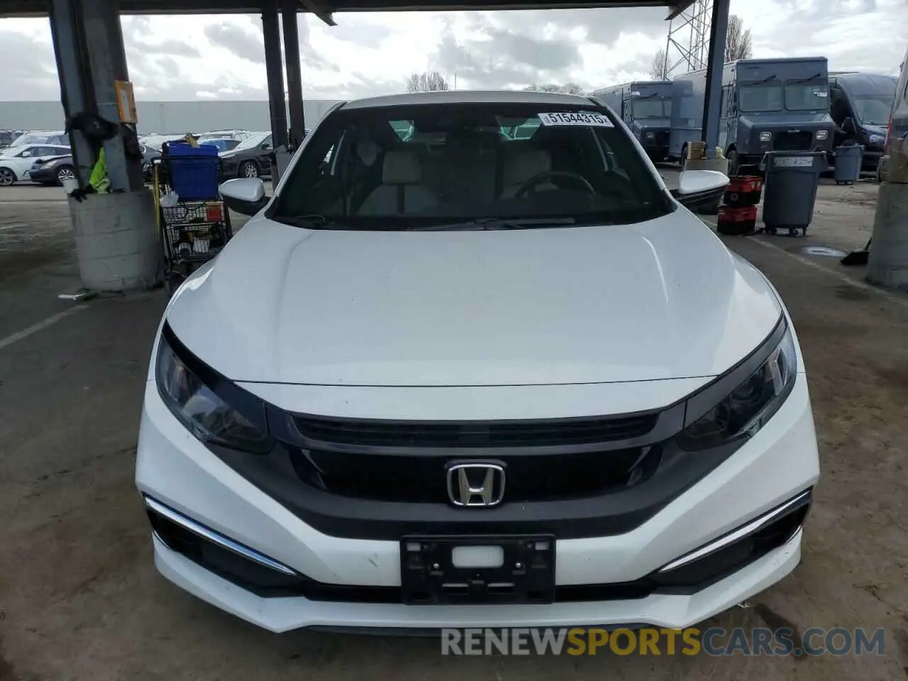 5 Photograph of a damaged car 2HGFC4B69KH302817 HONDA CIVIC 2019