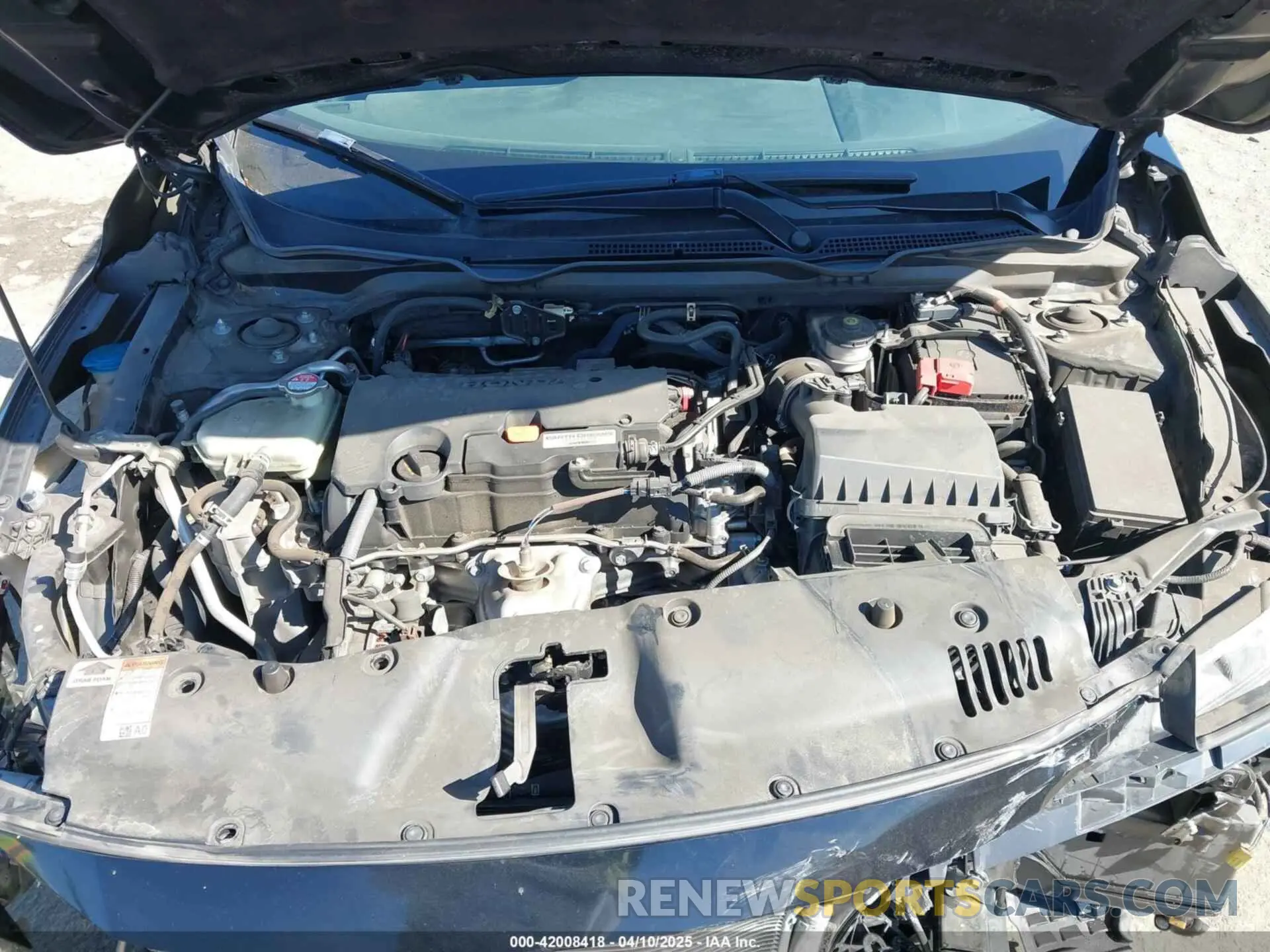 10 Photograph of a damaged car 2HGFC4B80KH306420 HONDA CIVIC 2019