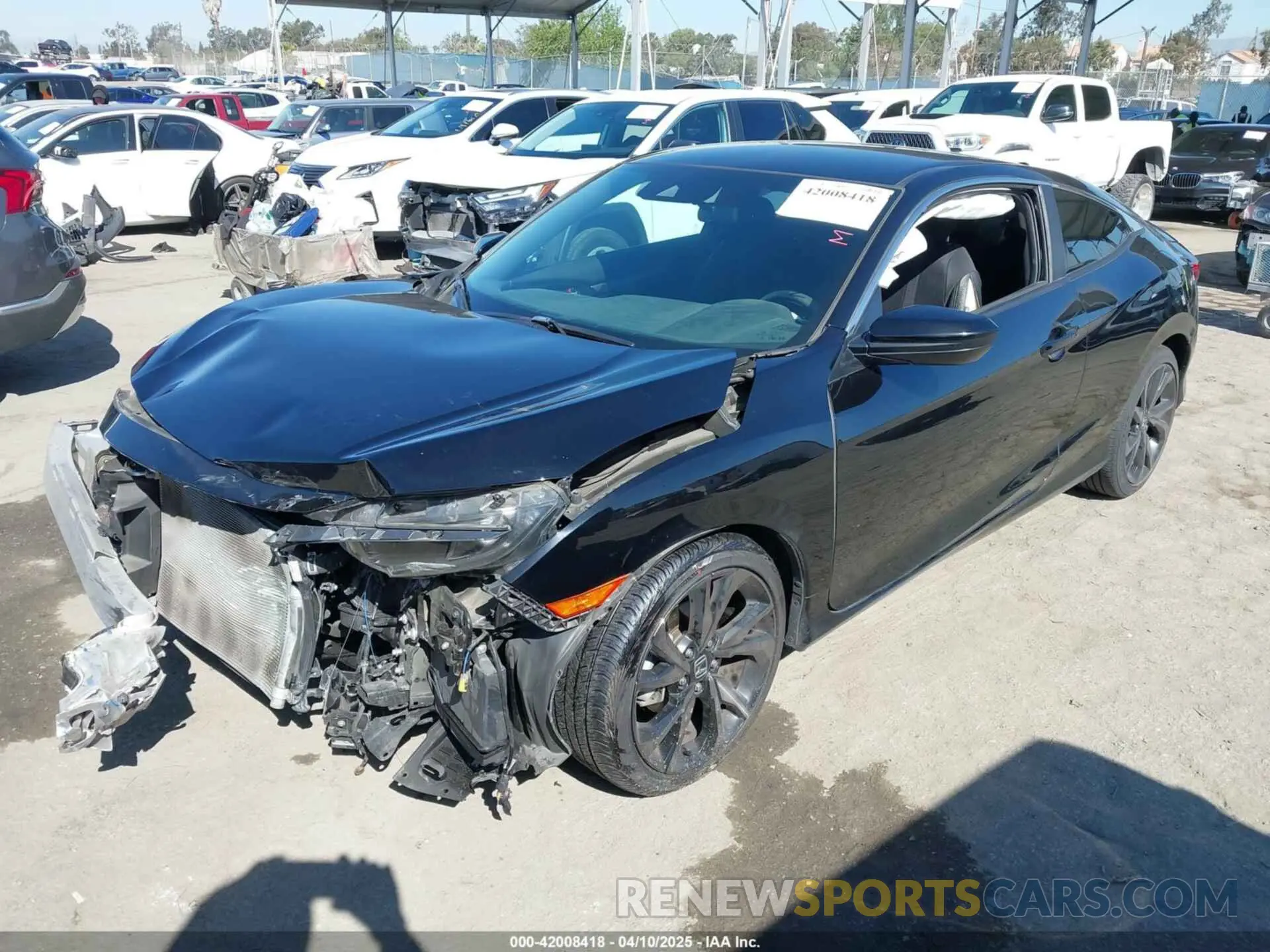 2 Photograph of a damaged car 2HGFC4B80KH306420 HONDA CIVIC 2019