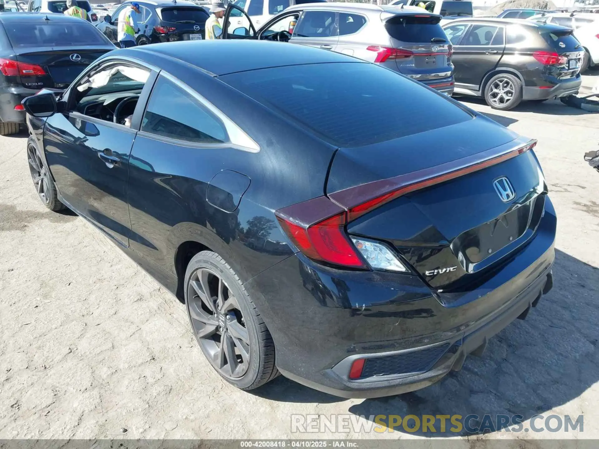 3 Photograph of a damaged car 2HGFC4B80KH306420 HONDA CIVIC 2019