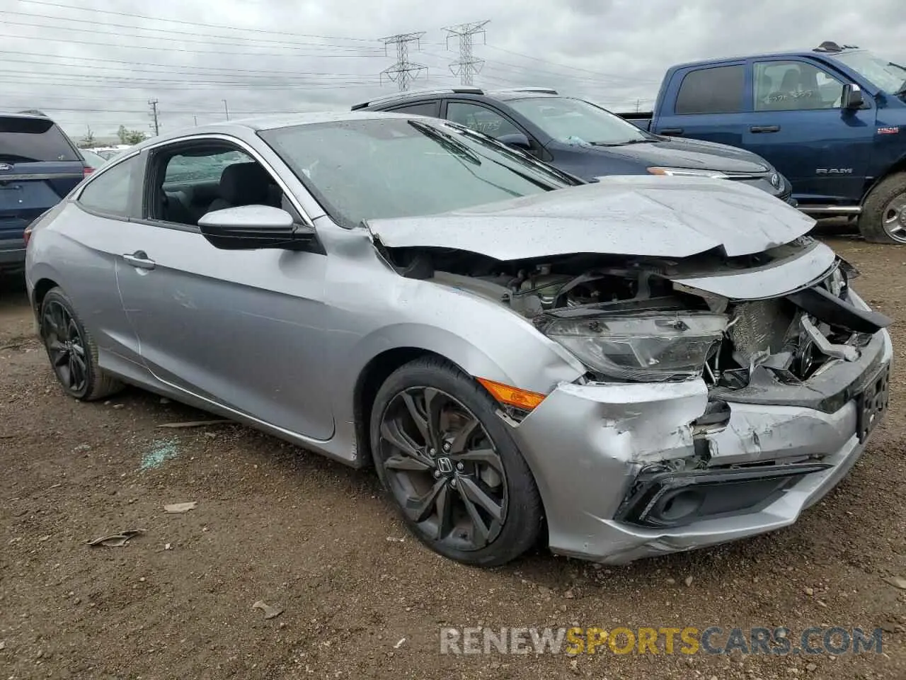 4 Photograph of a damaged car 2HGFC4B80KH306661 HONDA CIVIC 2019
