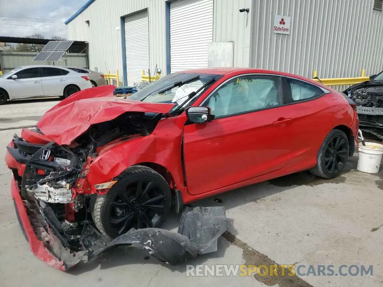 1 Photograph of a damaged car 2HGFC4B82KH310291 HONDA CIVIC 2019