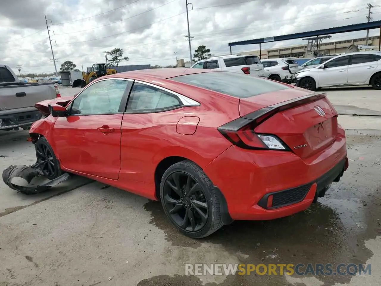2 Photograph of a damaged car 2HGFC4B82KH310291 HONDA CIVIC 2019