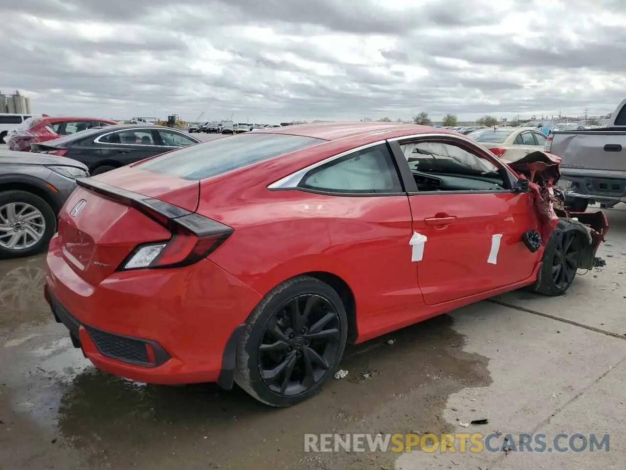 3 Photograph of a damaged car 2HGFC4B82KH310291 HONDA CIVIC 2019
