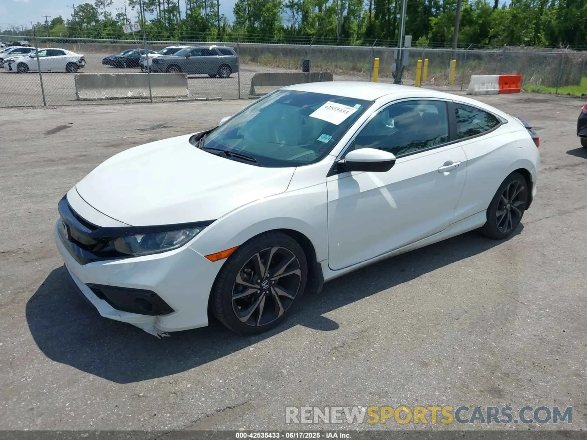 2 Photograph of a damaged car 2HGFC4B83KH300594 HONDA CIVIC 2019
