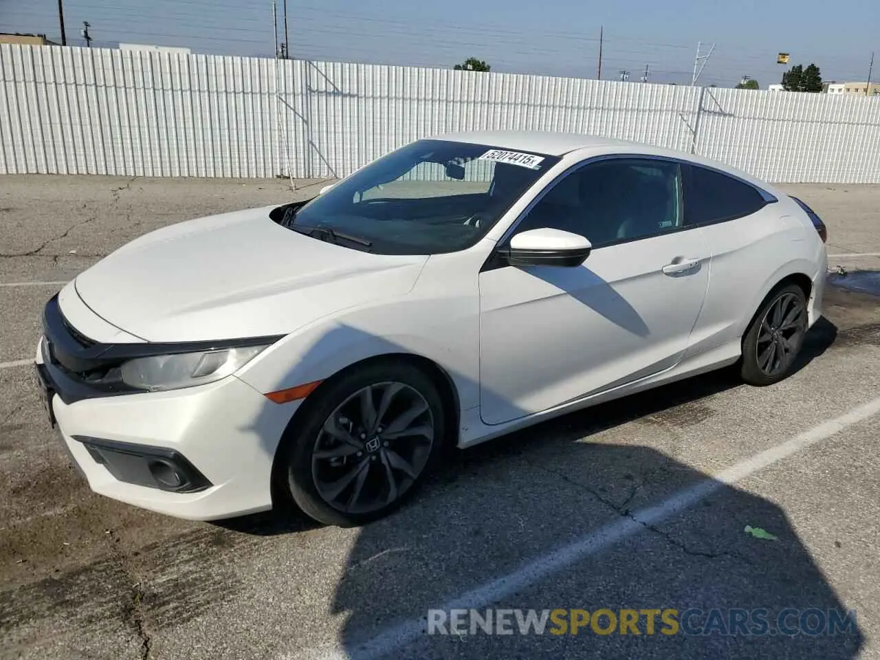 1 Photograph of a damaged car 2HGFC4B83KH306850 HONDA CIVIC 2019