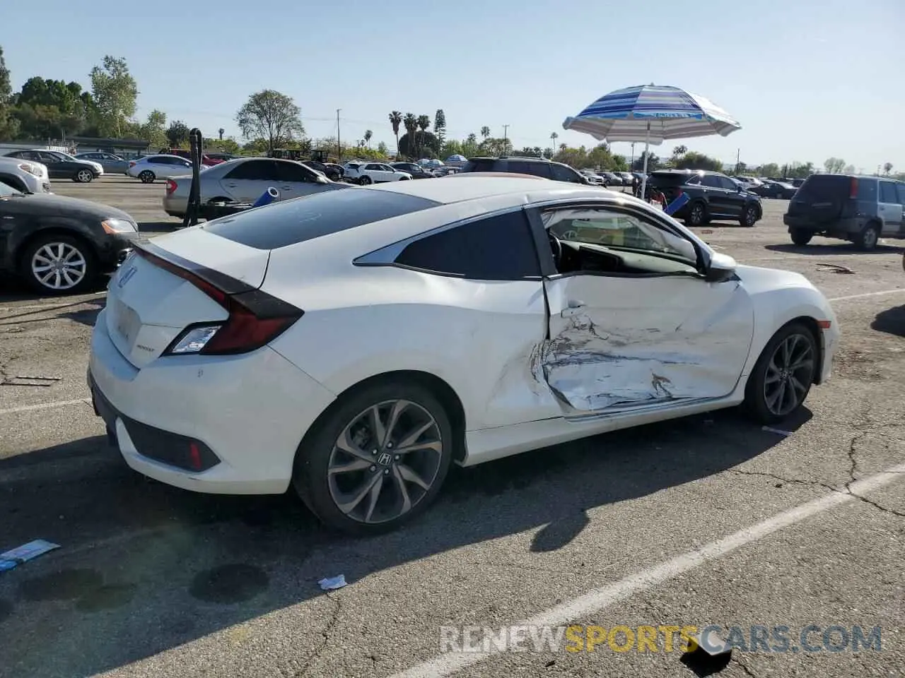 3 Photograph of a damaged car 2HGFC4B83KH306850 HONDA CIVIC 2019