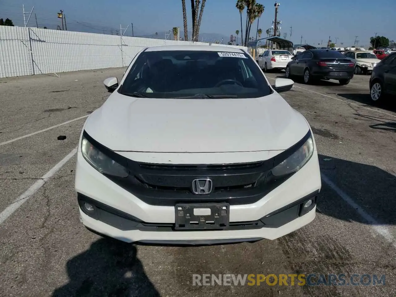 5 Photograph of a damaged car 2HGFC4B83KH306850 HONDA CIVIC 2019