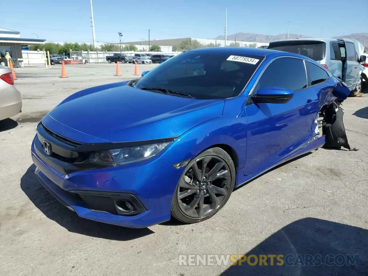 1 Фотография поврежденного автомобиля 2HGFC4B84KH305819 HONDA CIVIC 2019
