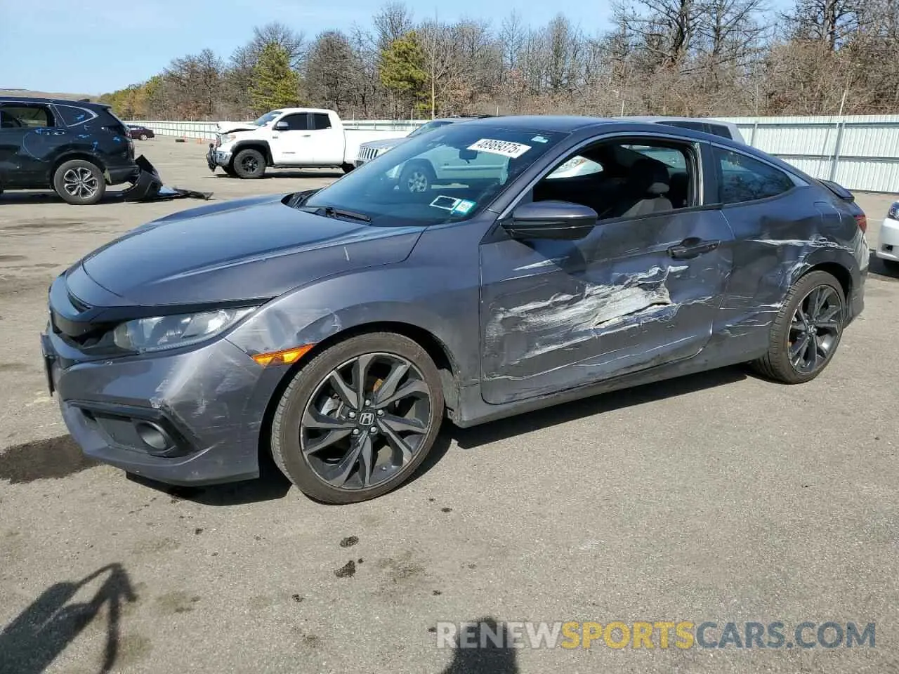 1 Photograph of a damaged car 2HGFC4B85KH305215 HONDA CIVIC 2019