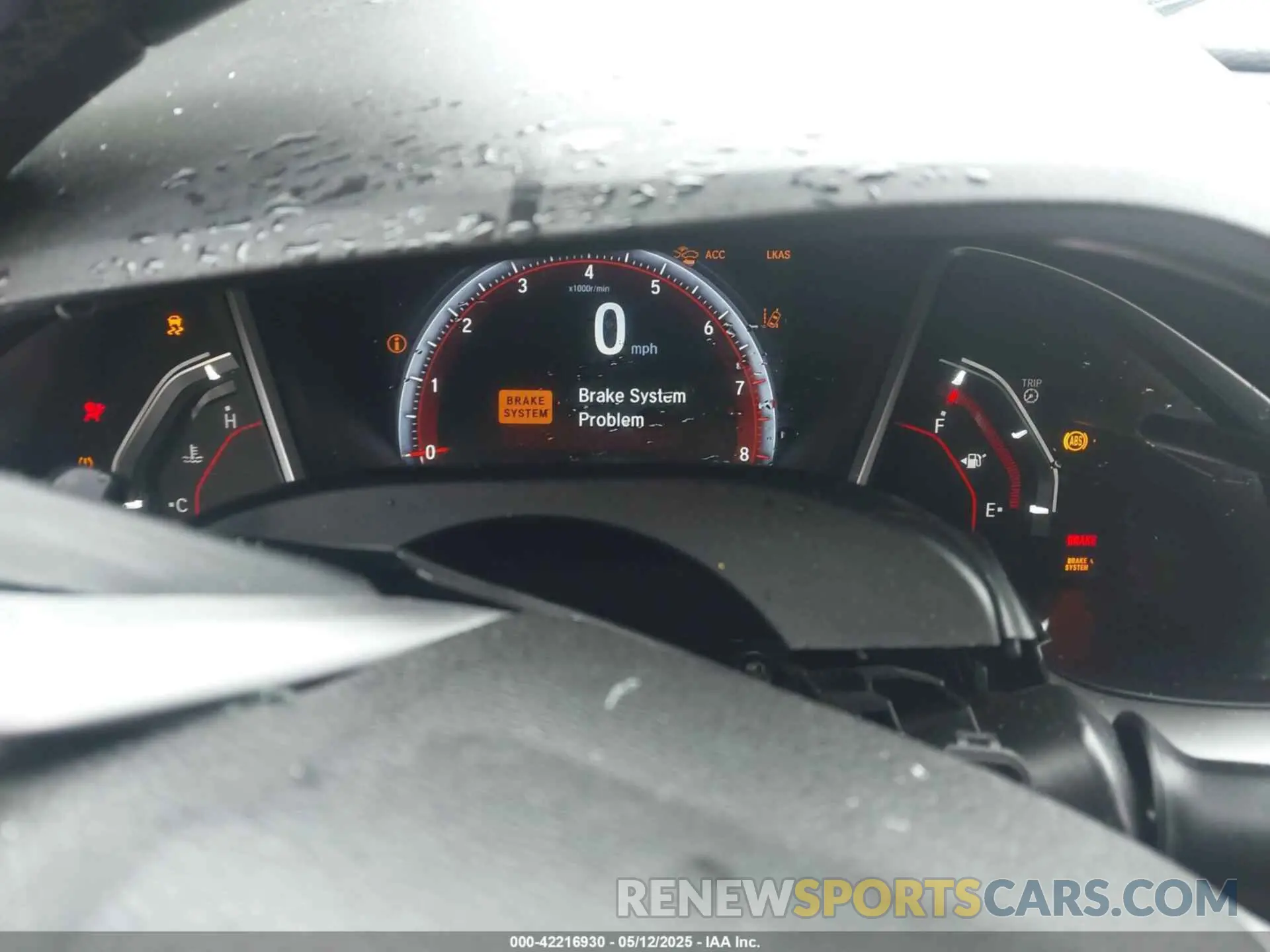 7 Photograph of a damaged car 2HGFC4B86KH308205 HONDA CIVIC 2019