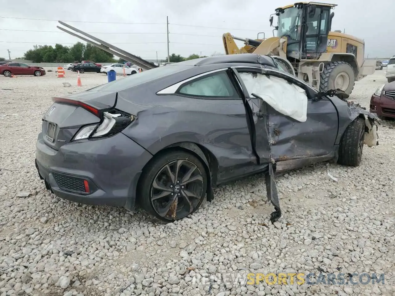 3 Photograph of a damaged car 2HGFC4B89KH304116 HONDA CIVIC 2019