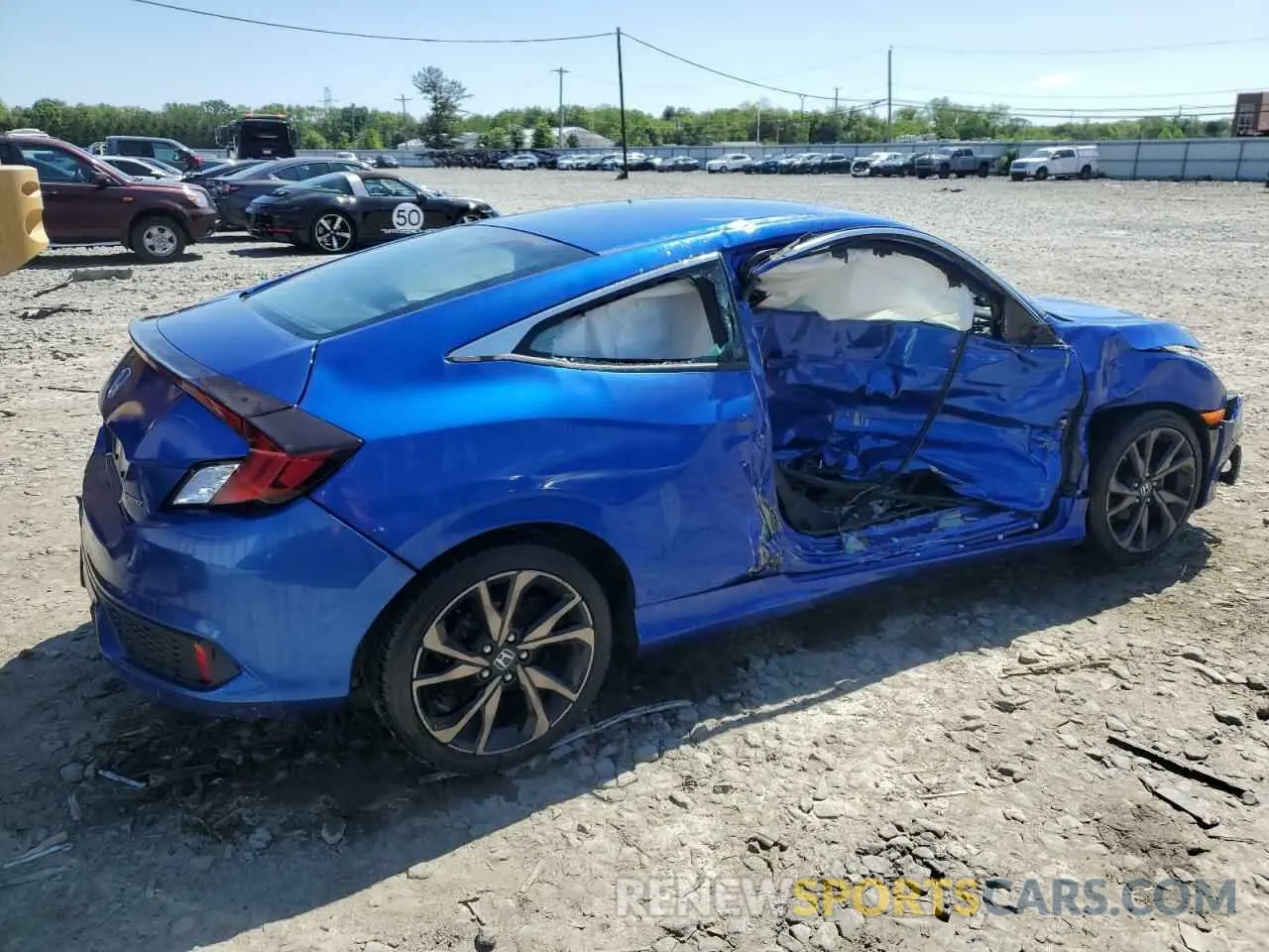 3 Photograph of a damaged car 2HGFC4B8XKH300429 HONDA CIVIC 2019