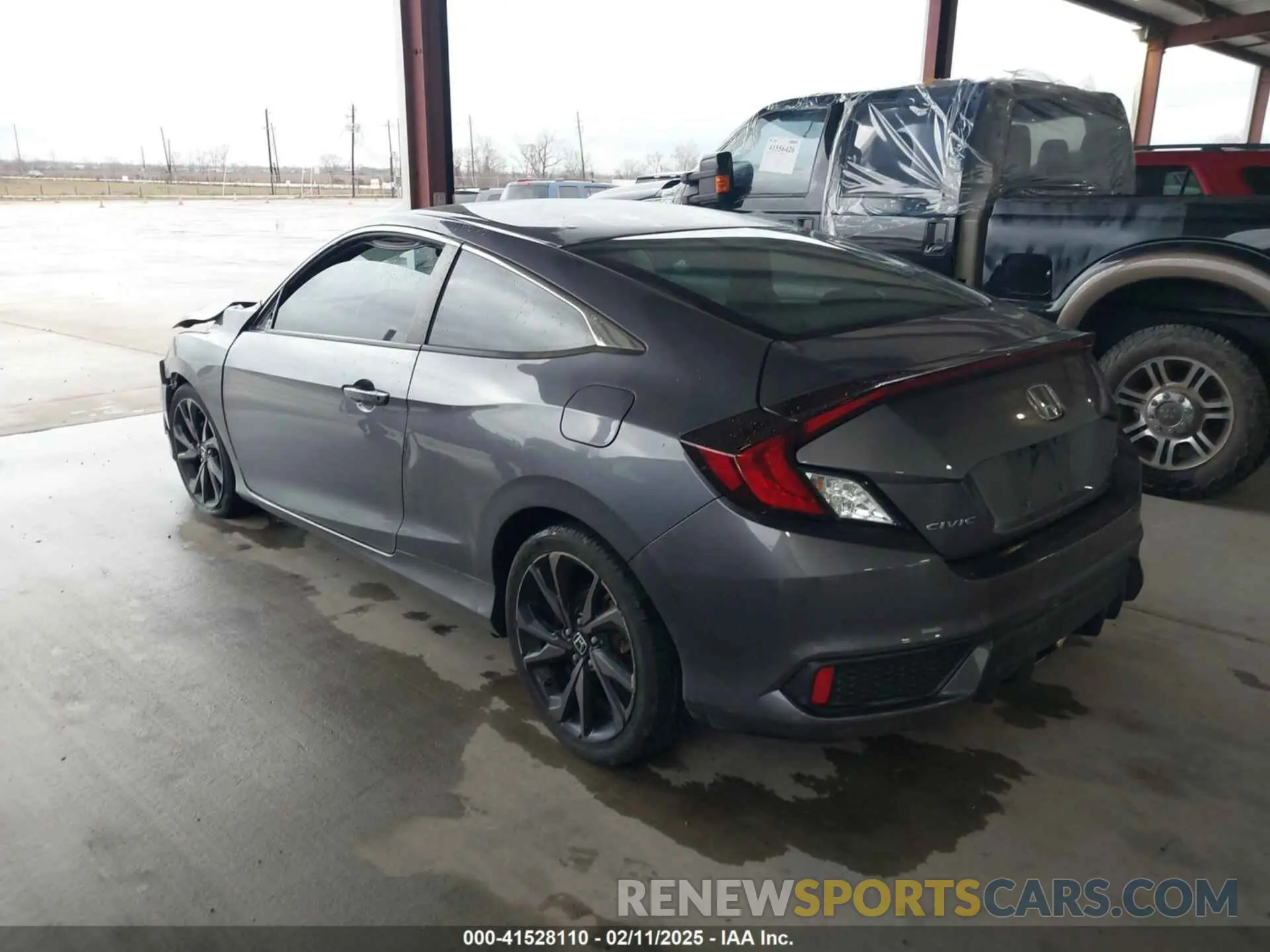 3 Photograph of a damaged car 2HGFC4B8XKH307896 HONDA CIVIC 2019