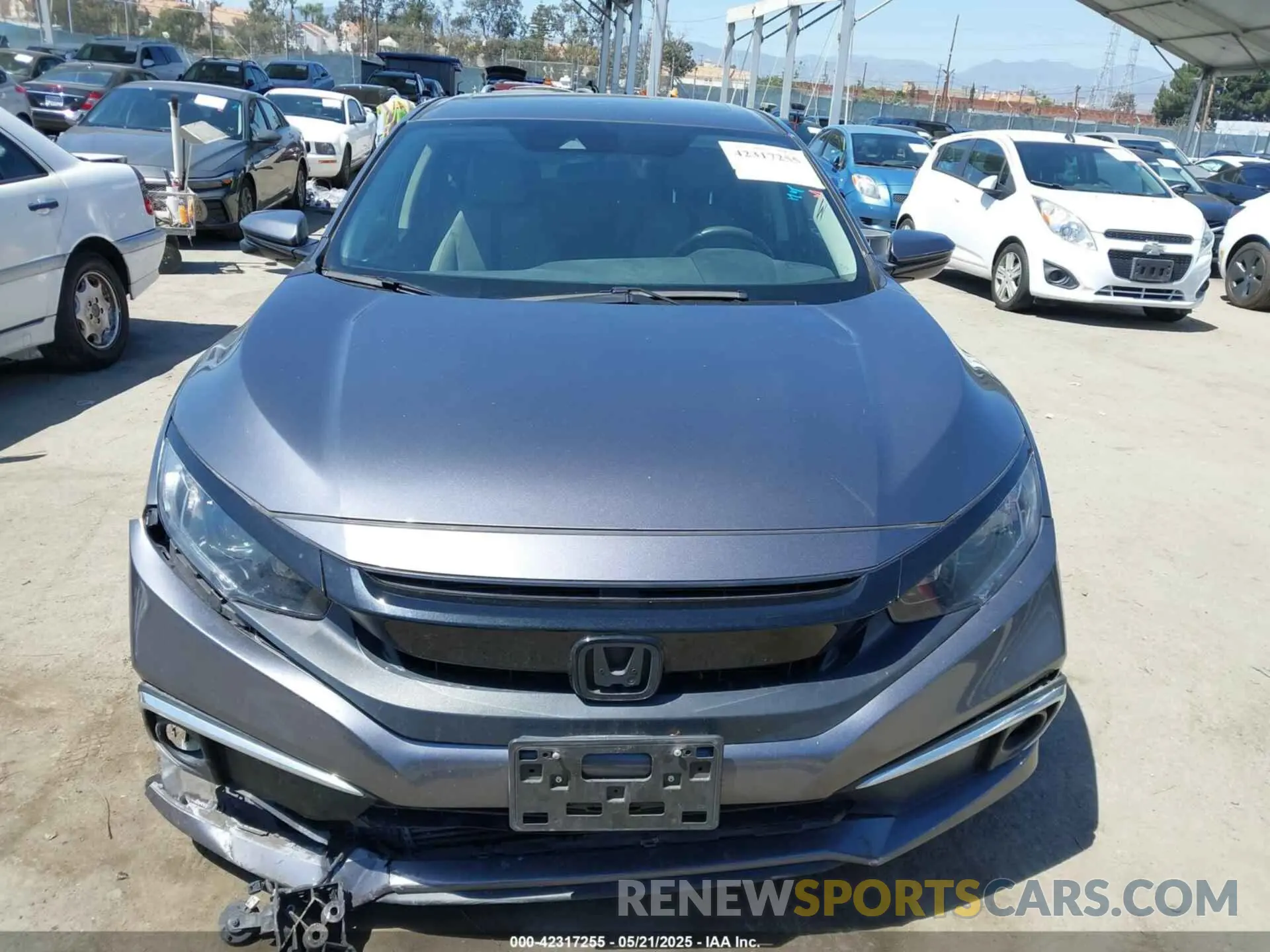 11 Photograph of a damaged car JHMFC1F30KX006897 HONDA CIVIC 2019