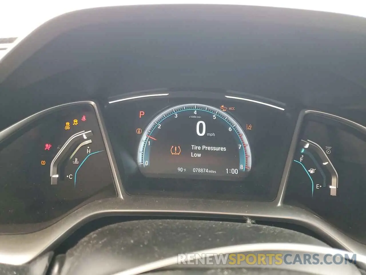 9 Photograph of a damaged car JHMFC1F30KX012781 HONDA CIVIC 2019