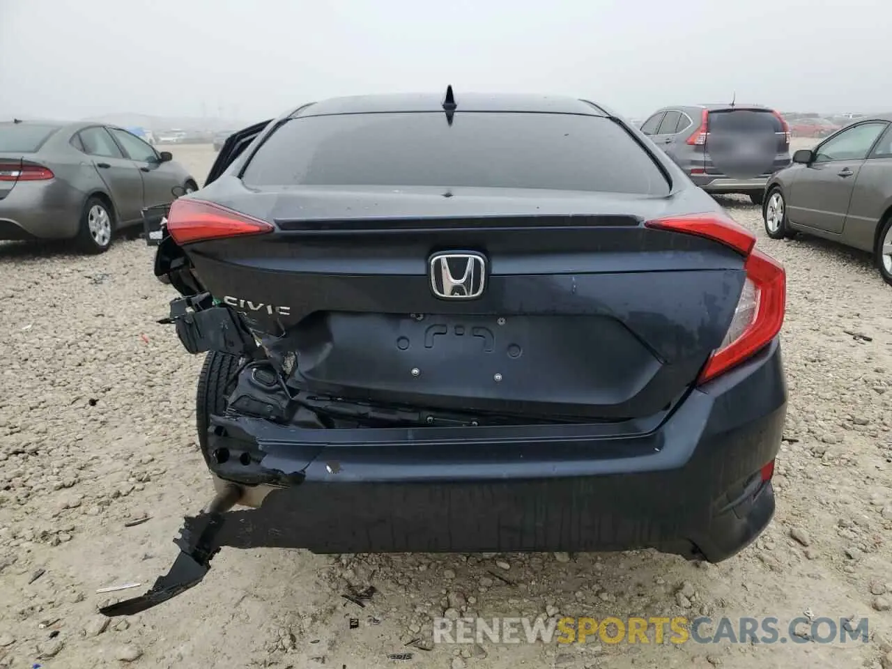 6 Photograph of a damaged car JHMFC1F31KX003734 HONDA CIVIC 2019