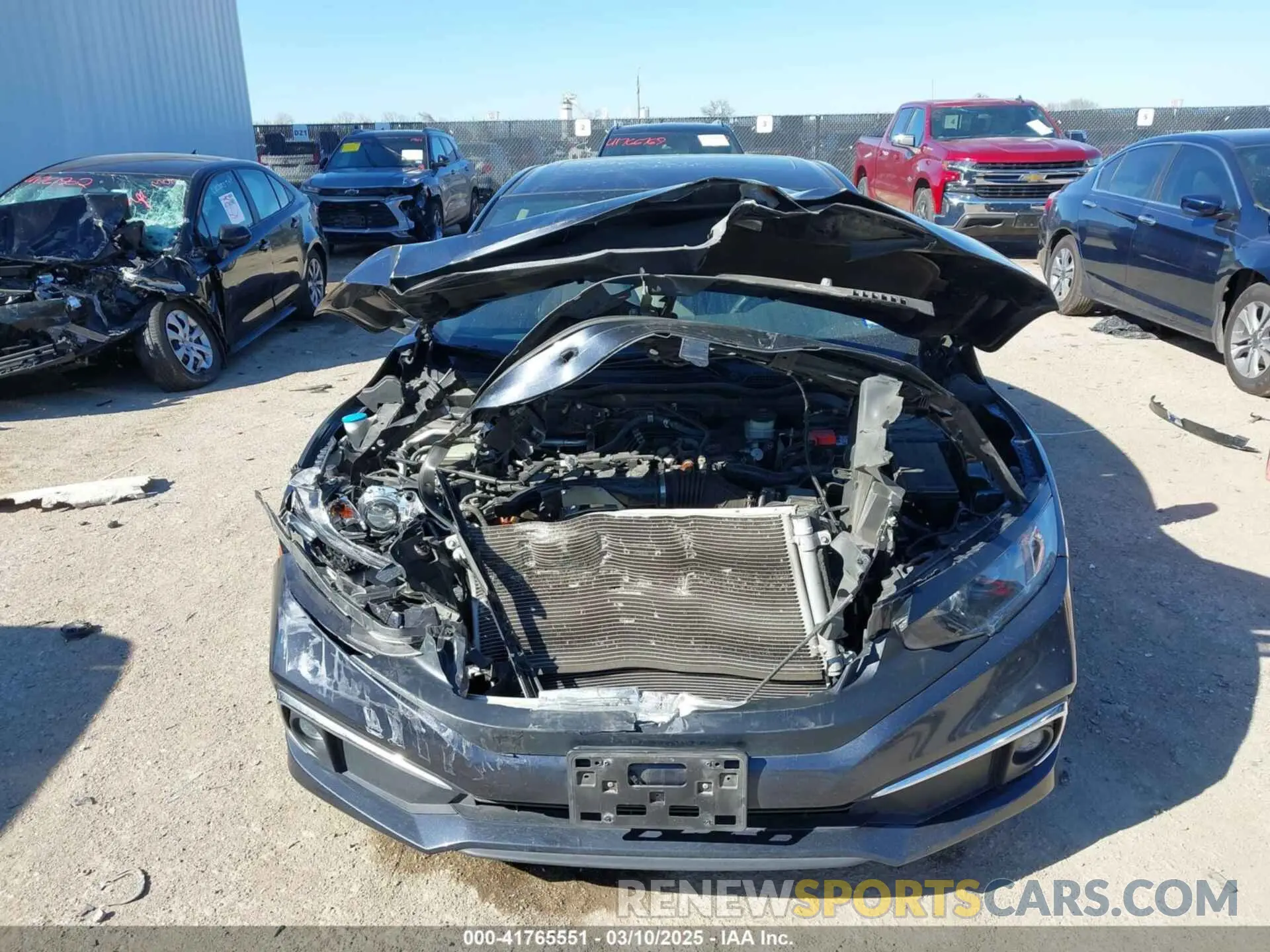12 Photograph of a damaged car JHMFC1F31KX005256 HONDA CIVIC 2019