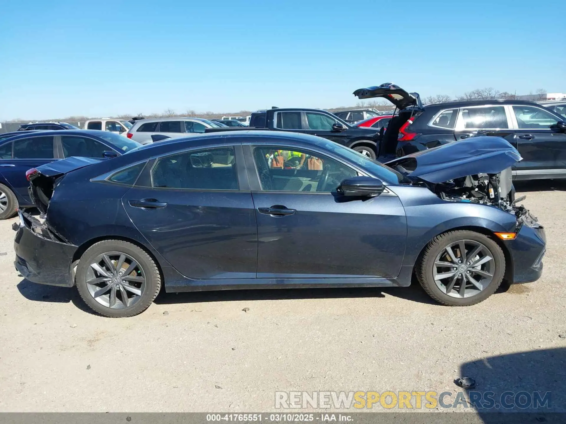 13 Photograph of a damaged car JHMFC1F31KX005256 HONDA CIVIC 2019