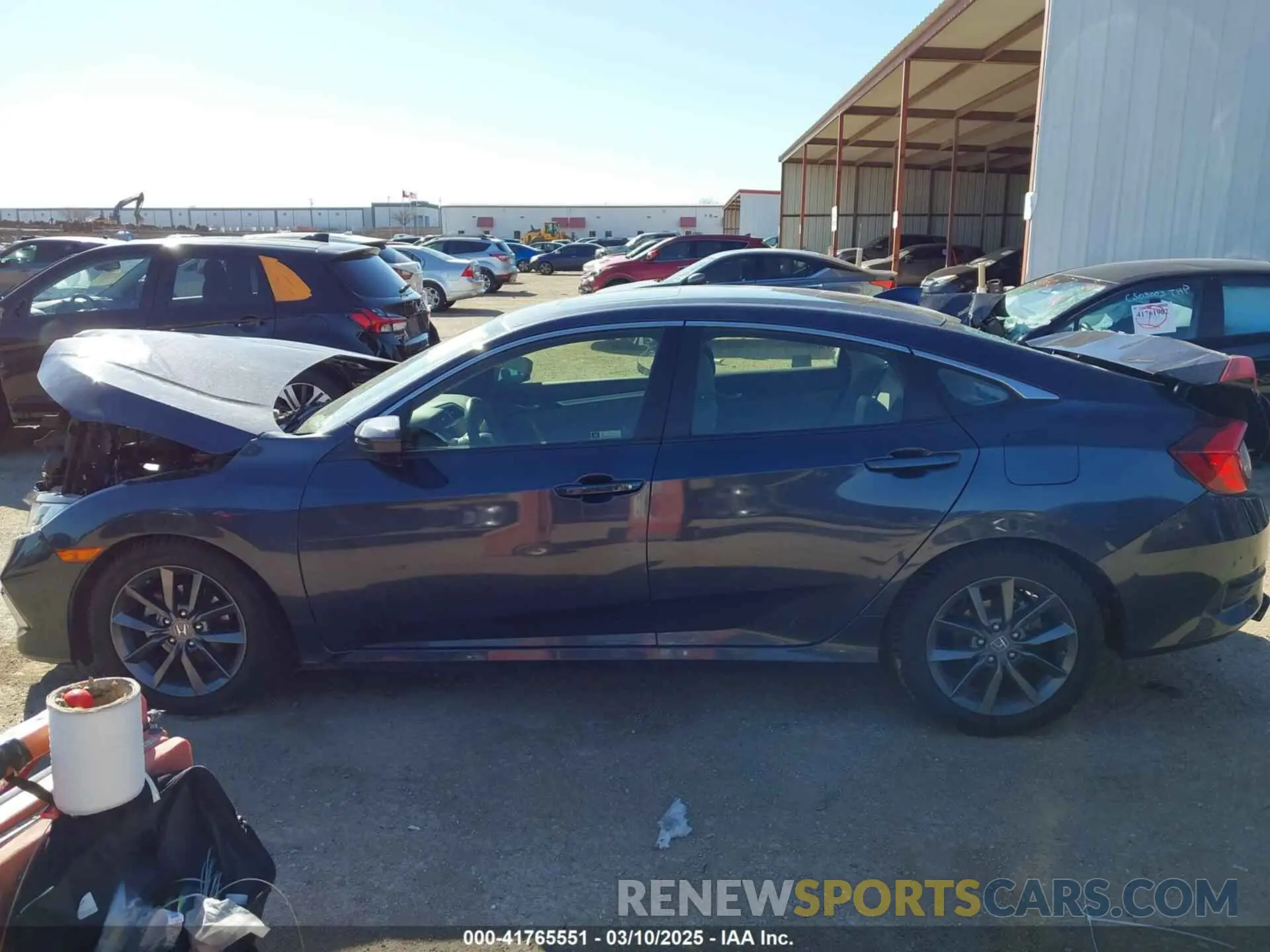 14 Photograph of a damaged car JHMFC1F31KX005256 HONDA CIVIC 2019