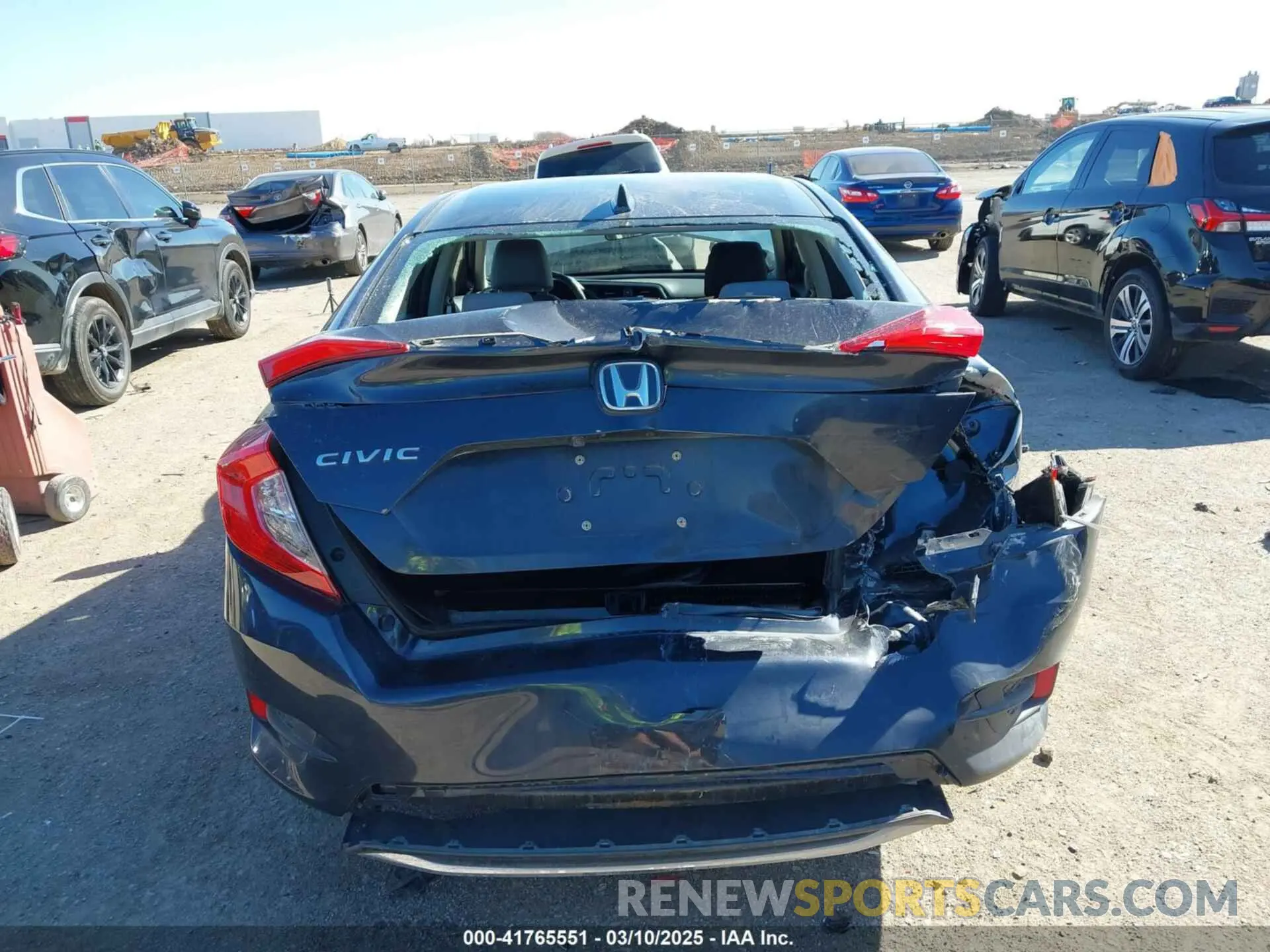 16 Photograph of a damaged car JHMFC1F31KX005256 HONDA CIVIC 2019