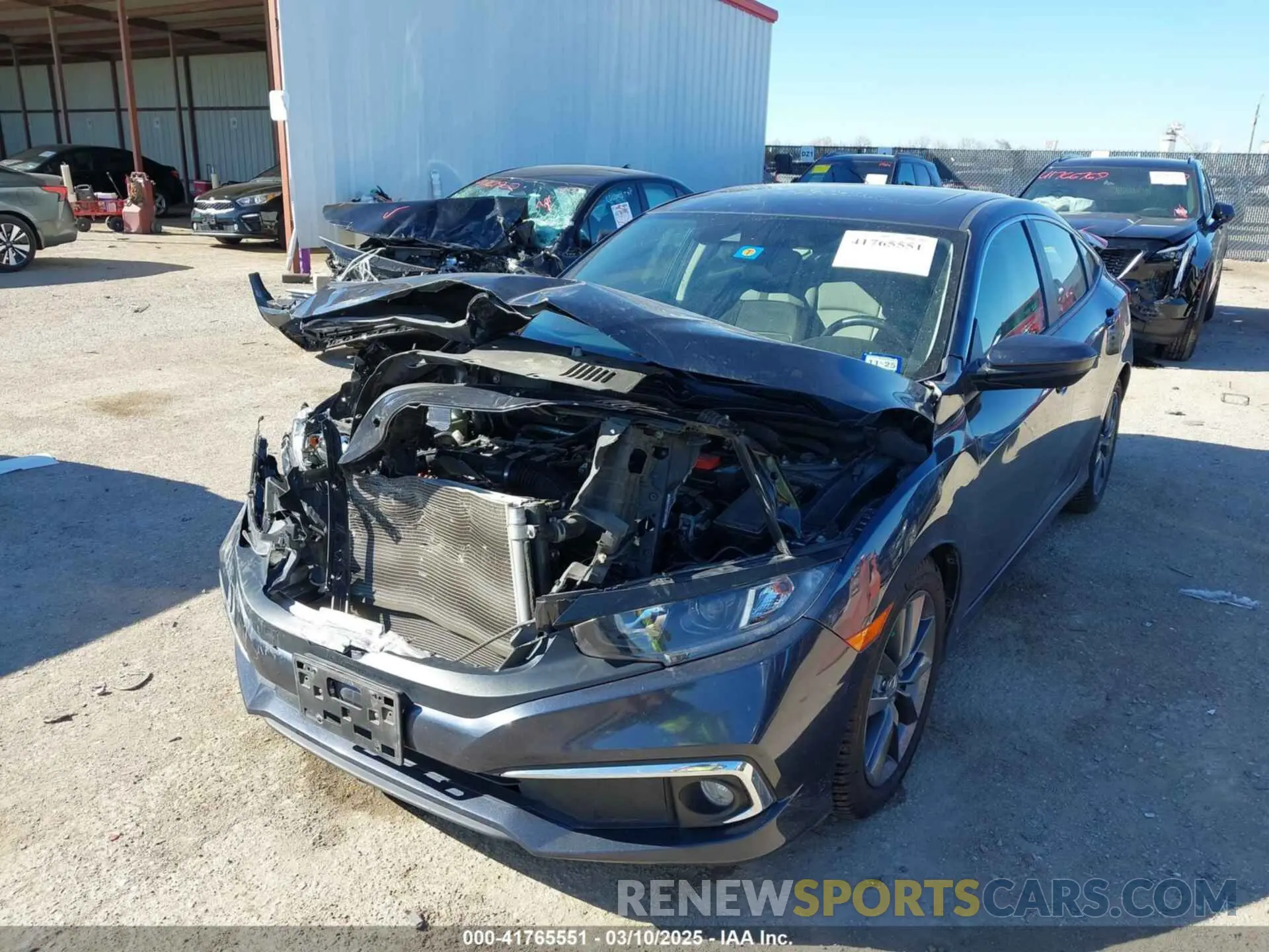 6 Photograph of a damaged car JHMFC1F31KX005256 HONDA CIVIC 2019