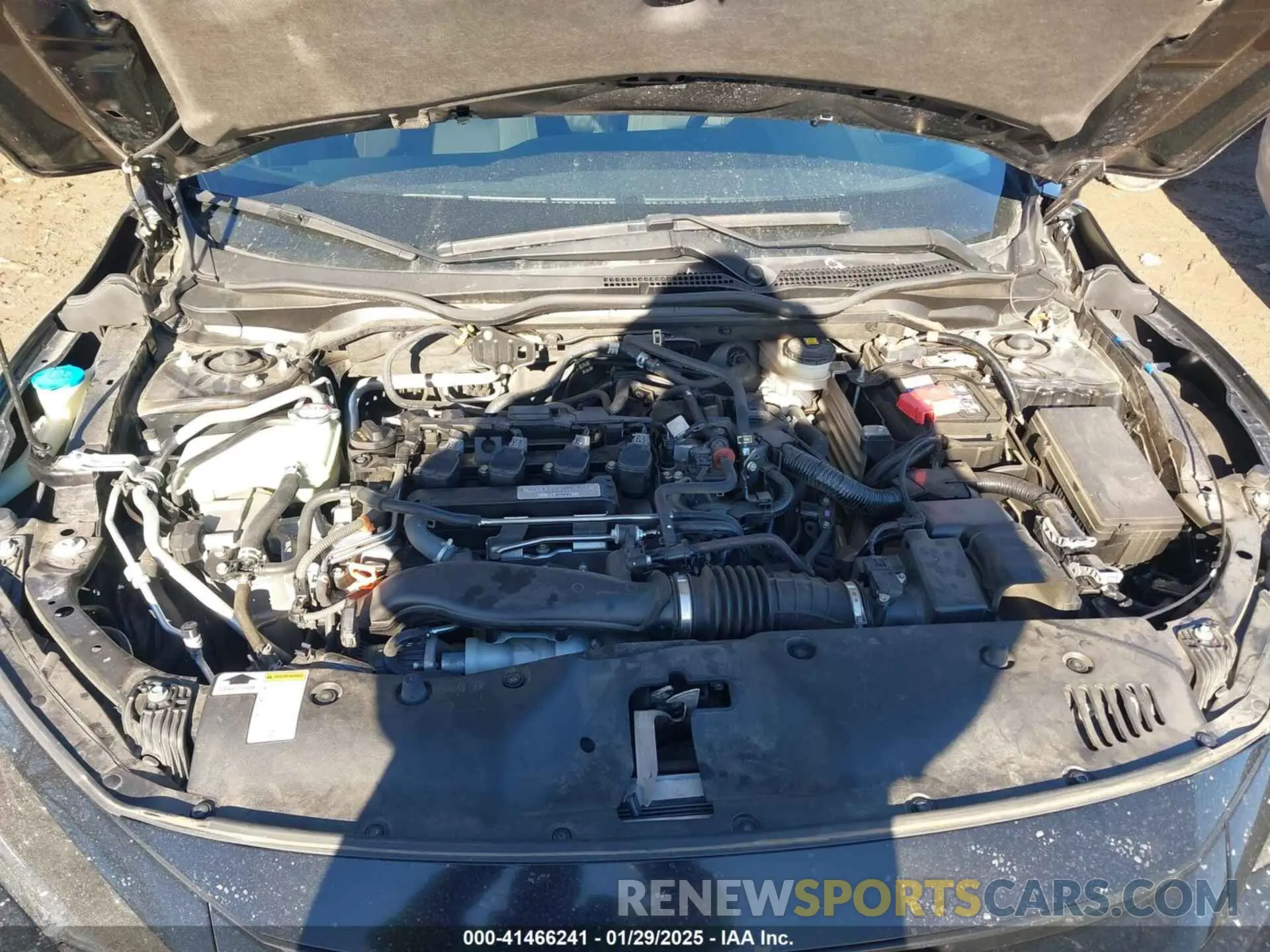 10 Photograph of a damaged car JHMFC1F31KX007184 HONDA CIVIC 2019