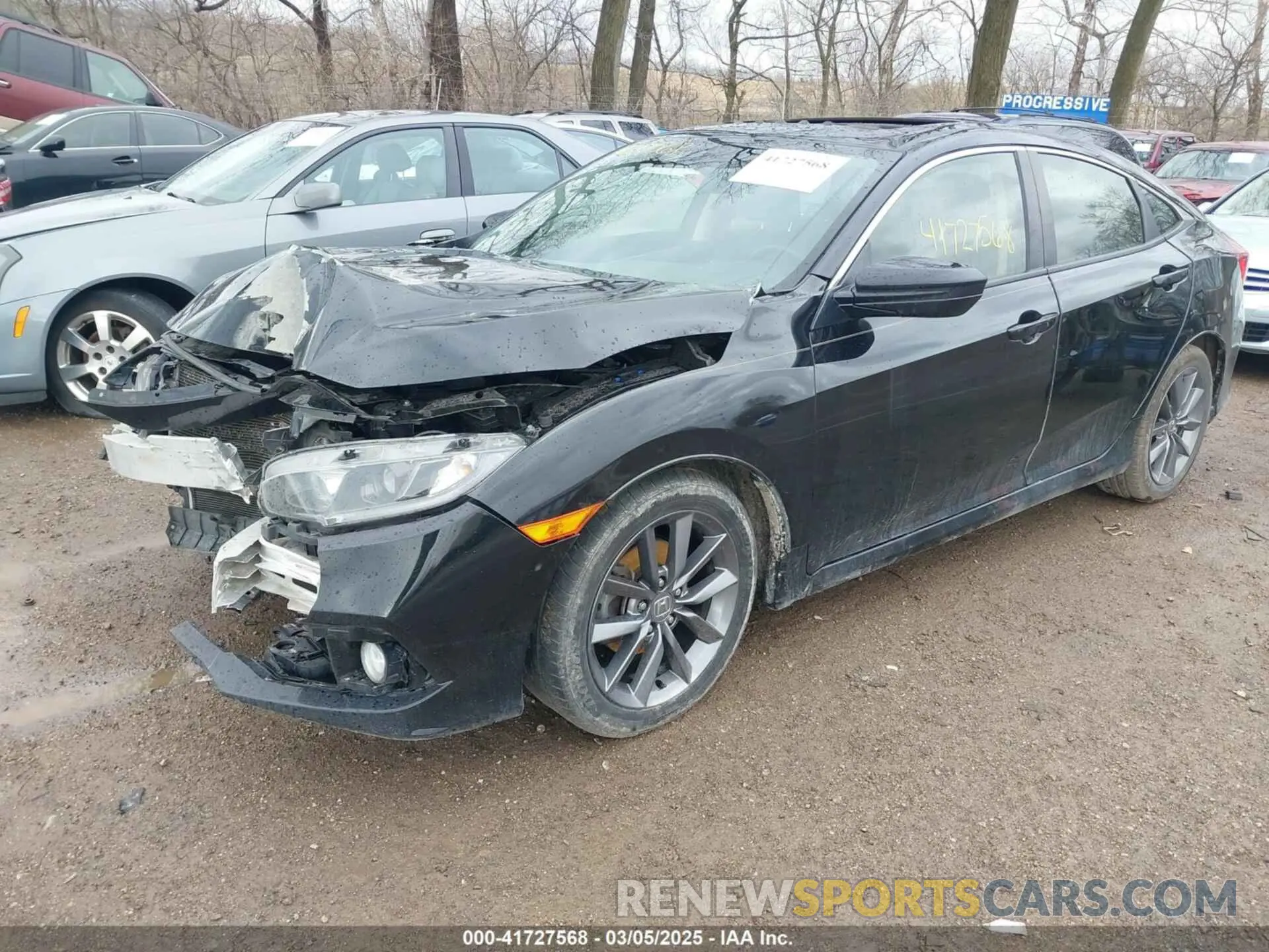 2 Фотография поврежденного автомобиля JHMFC1F32KX001734 HONDA CIVIC 2019