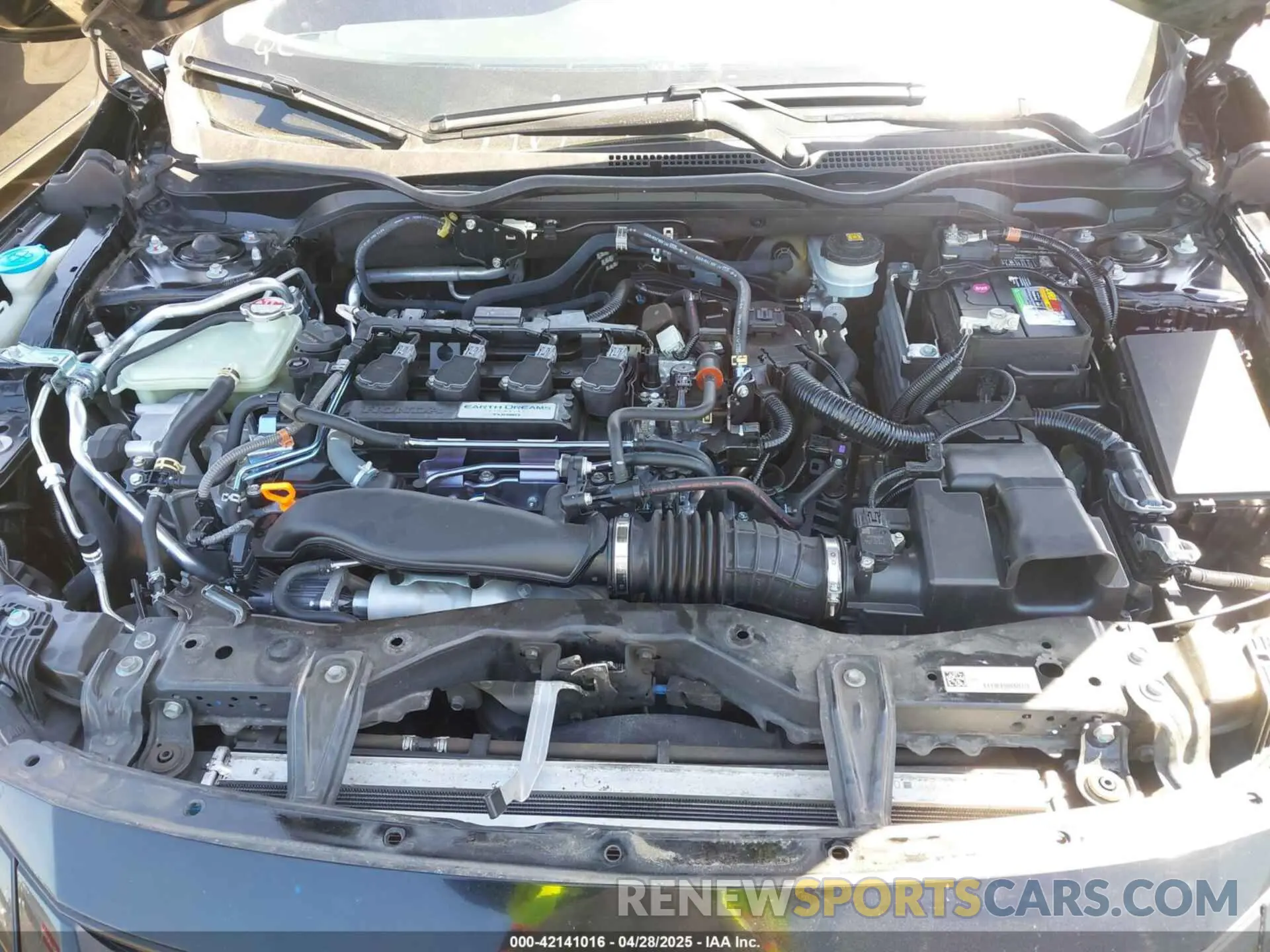 10 Photograph of a damaged car JHMFC1F32KX006092 HONDA CIVIC 2019