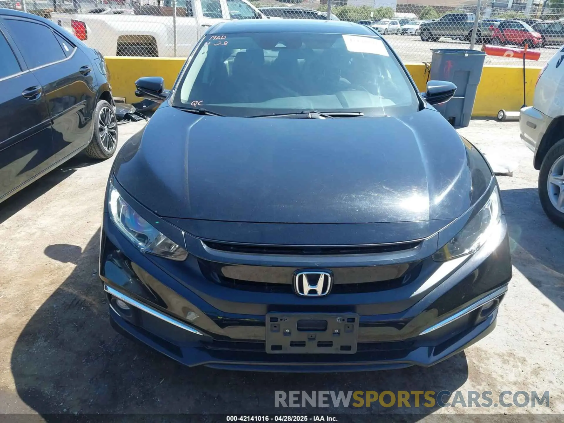 13 Photograph of a damaged car JHMFC1F32KX006092 HONDA CIVIC 2019