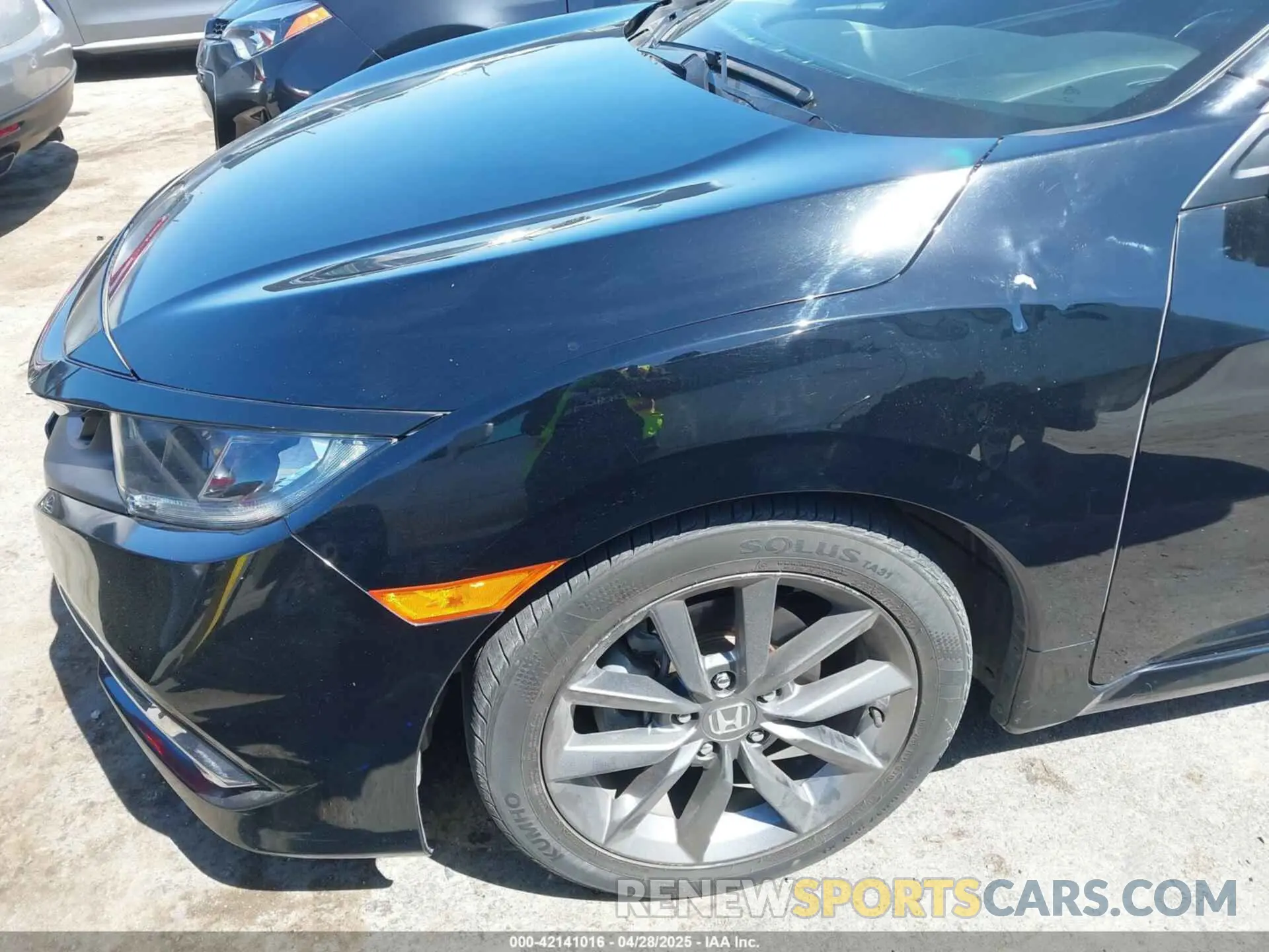 6 Photograph of a damaged car JHMFC1F32KX006092 HONDA CIVIC 2019