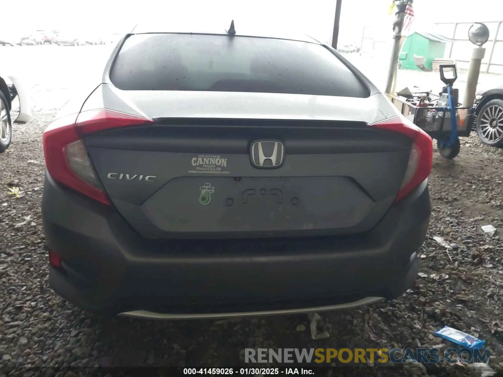 17 Фотография поврежденного автомобиля JHMFC1F32KX011485 HONDA CIVIC 2019