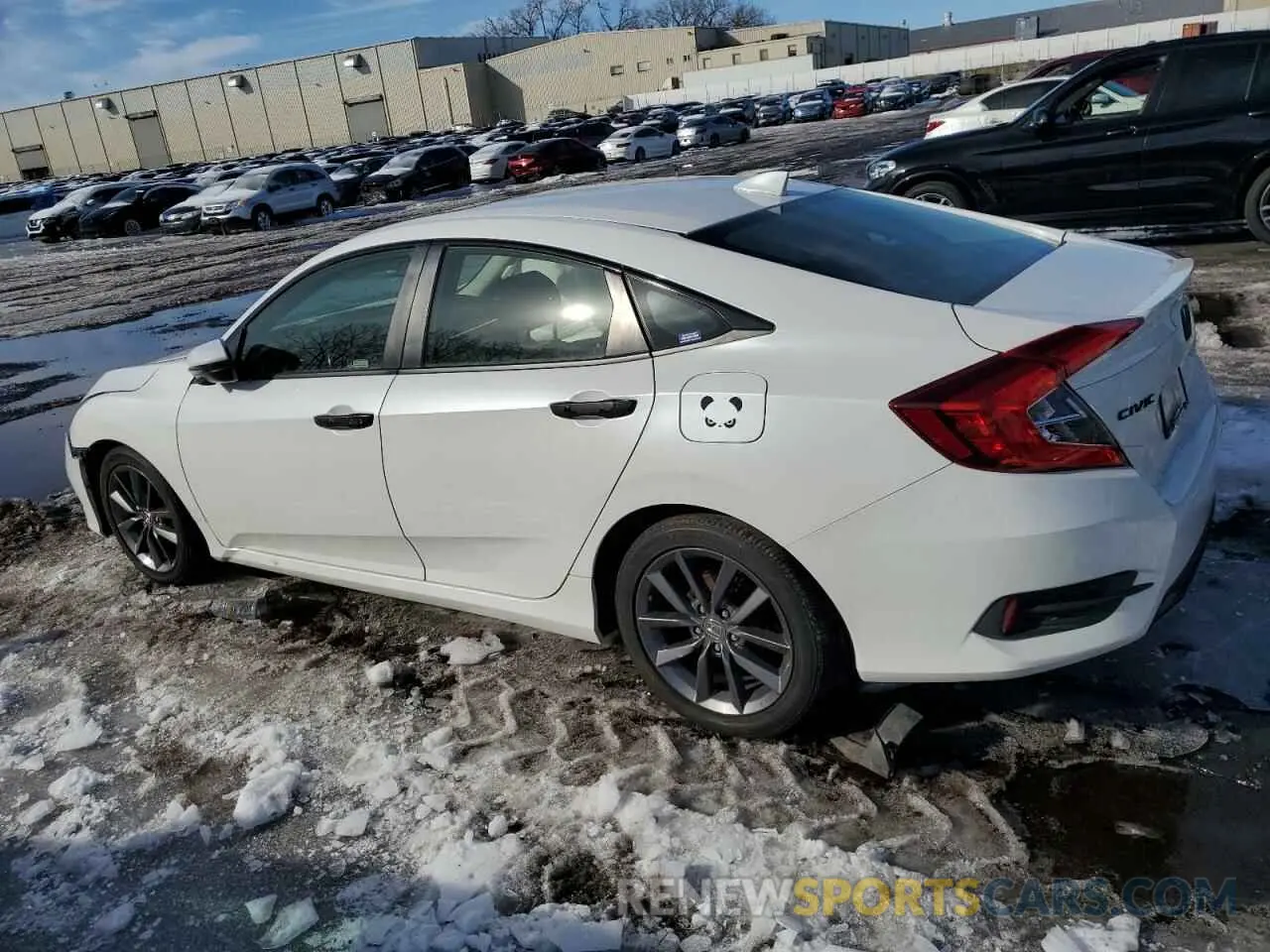 2 Photograph of a damaged car JHMFC1F34KX006451 HONDA CIVIC 2019