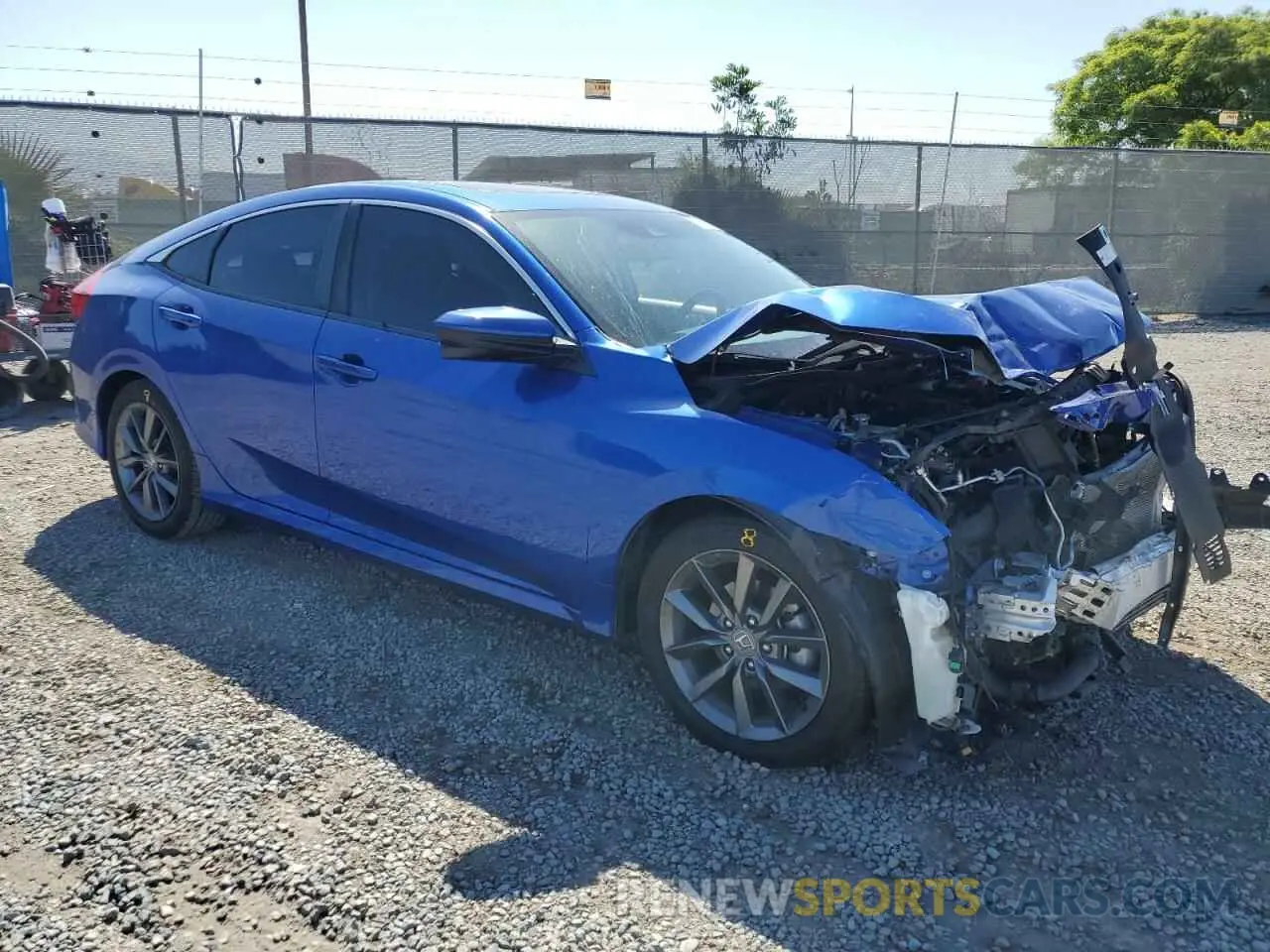 4 Фотография поврежденного автомобиля JHMFC1F34KX010578 HONDA CIVIC 2019